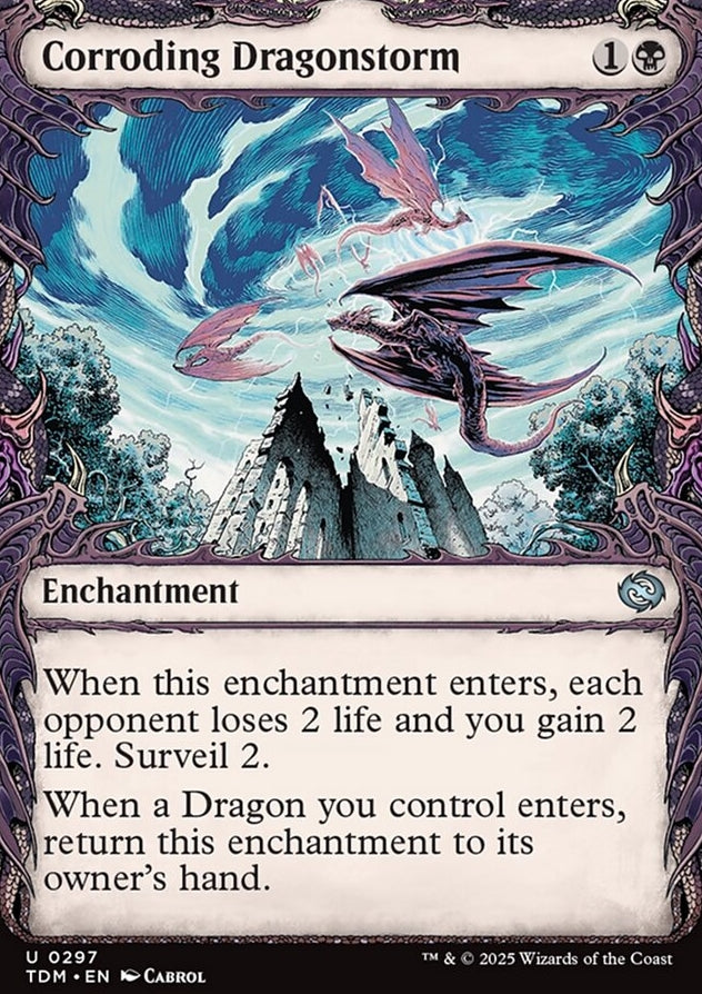 Corroding Dragonstorm [ #0297 Draconic Showcase ] (TDM-U)