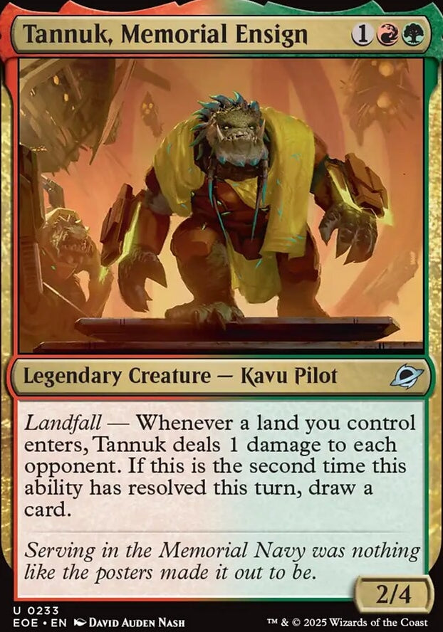 Tannuk, Memorial Ensign [ #0233 ] (EOE-U)