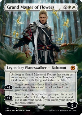 Grand Master of Flowers [#282 Borderless Planeswalkers] (AFR-M)