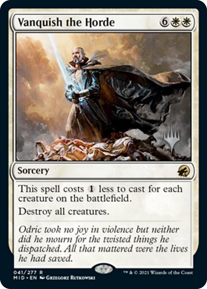 Vanquish the Horde (MID-R-PP-FOIL)