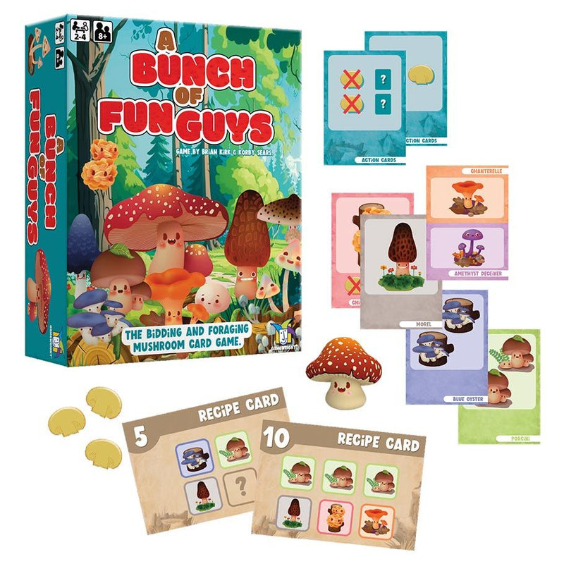 A Bunch of Fun Guys - The Bidding and Foraging Mushroom Card Game