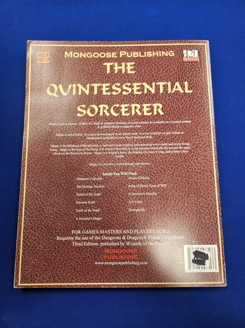 MGP 4017: The Quintessential Sorcerer (USED Damaged Binding)