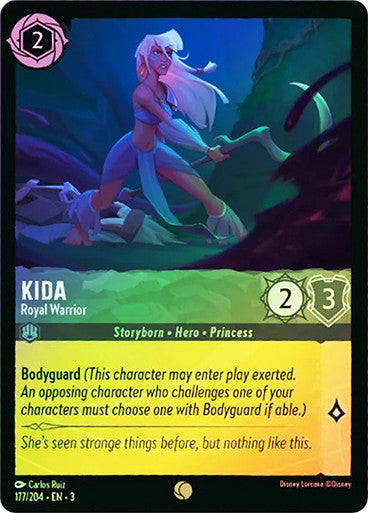 Kida - Royal Warrior (Into the Inklands 177/204) Common - Near Mint Cold Foil