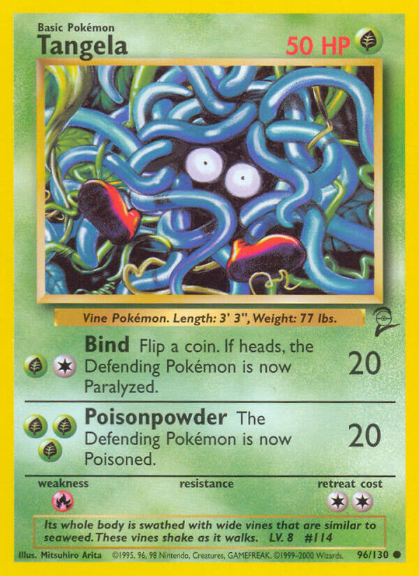 Tangela - 096/130 (BS2) Common - Near Mint