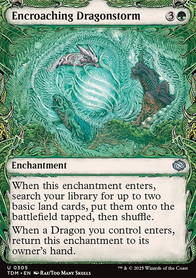 Encroaching Dragonstorm [ #0305 Draconic Showcase ] (TDM-U)