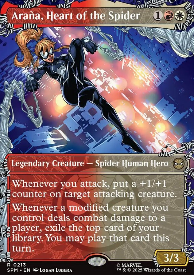 Arana, Heart of the Spider [ #0213 Borderless ] (SPM-R)