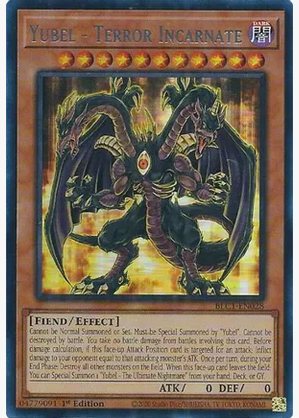 Yubel - Terror Incarnate (Silver) (BLC1-EN028) Ultra Rare - Near Mint 1st Edition