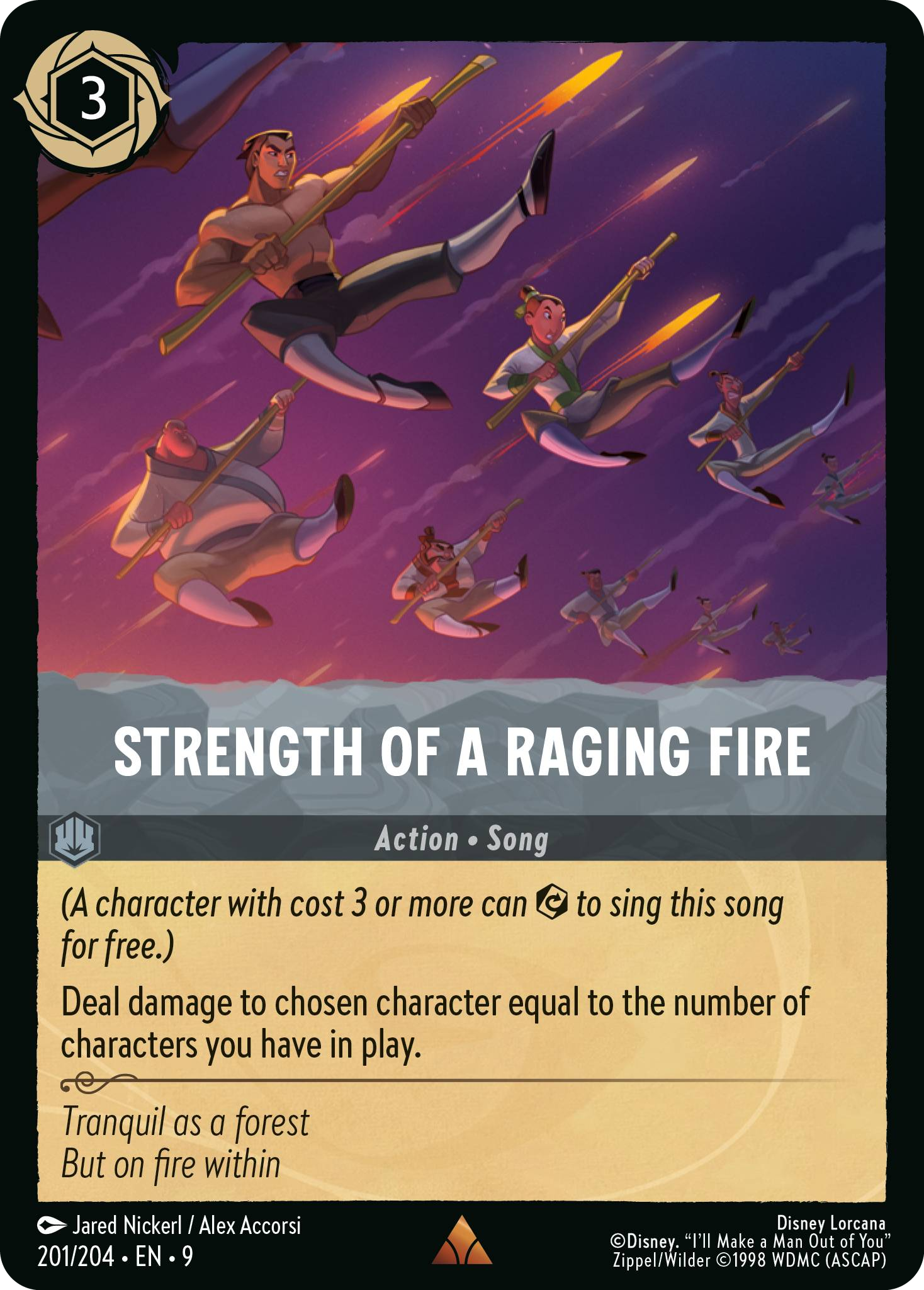 Strength of a Raging Fire (Fabled - 201/204)  Rare