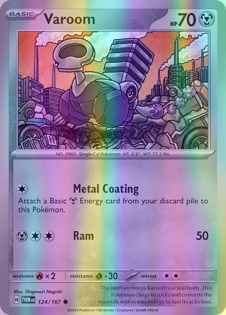 Varoom - 124/167 (TWM) Common - Near Mint Reverse Holofoil