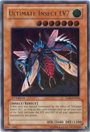 Ultimate Insect LV7 (TLM-EN010) Ultimate Rare 1st Edition Heavy Play