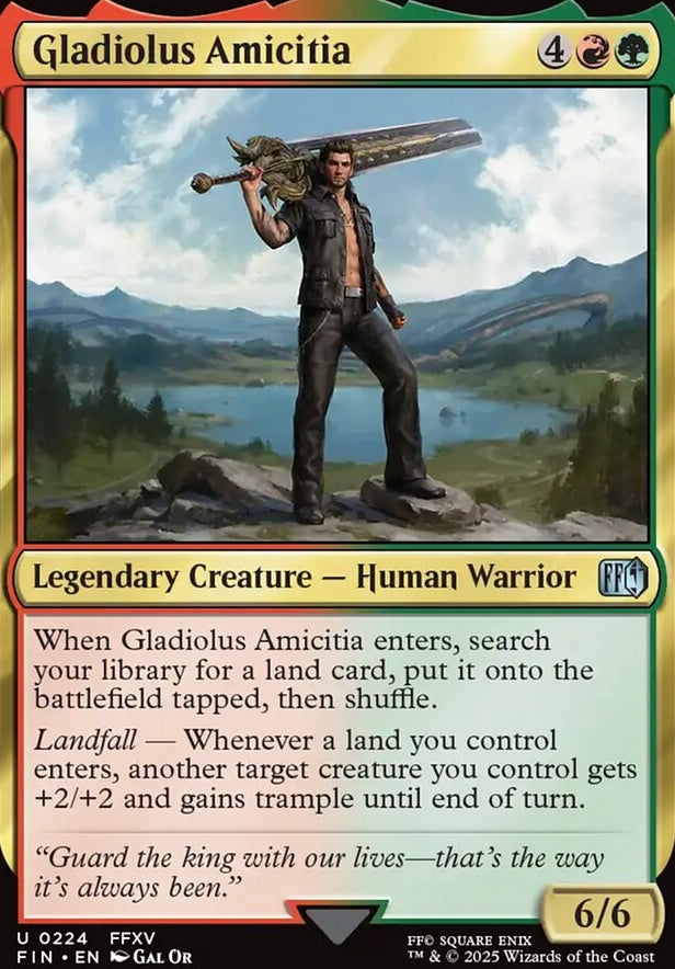 Gladiolus Amicitia [ #0224 ] (FIN-U)