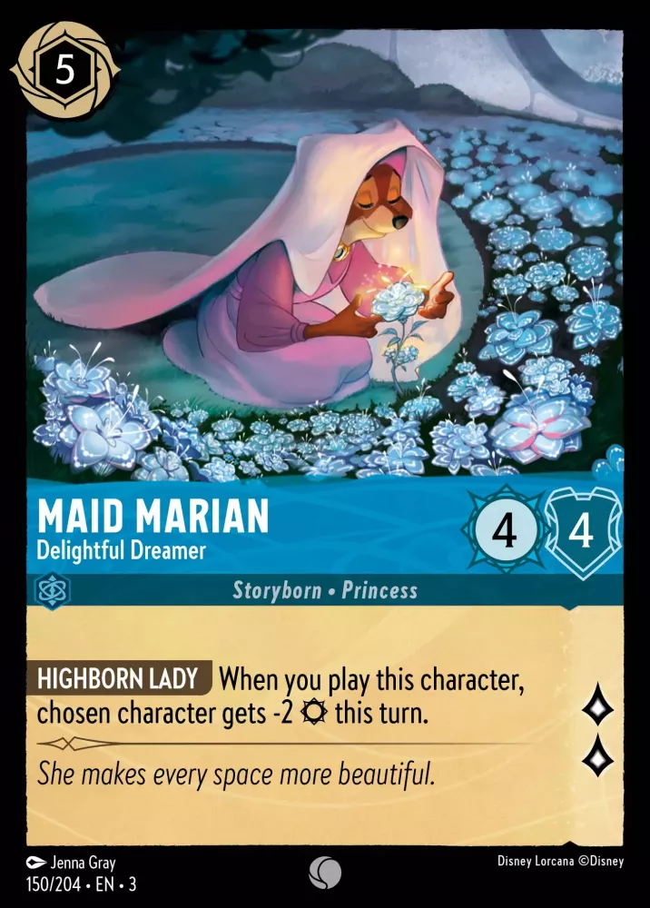 Maid Marian - Delightful Dreamer (Into the Inklands 150/204) Common - Near Mint