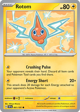 Rotom - 061/191 (SSP) Common - Near Mint