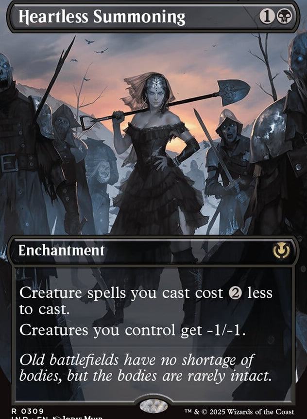 Heartless Summoning [ #0309 Borderless ] (INR-R-FOIL)