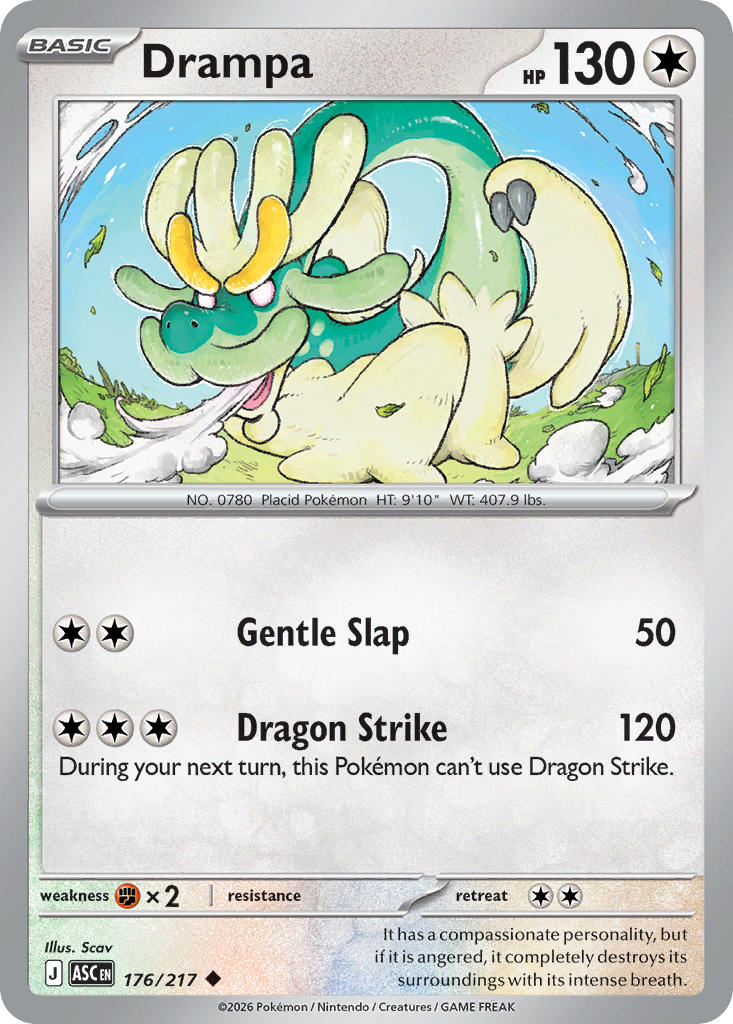 Drampa - 176/217 (ASC) Uncommon