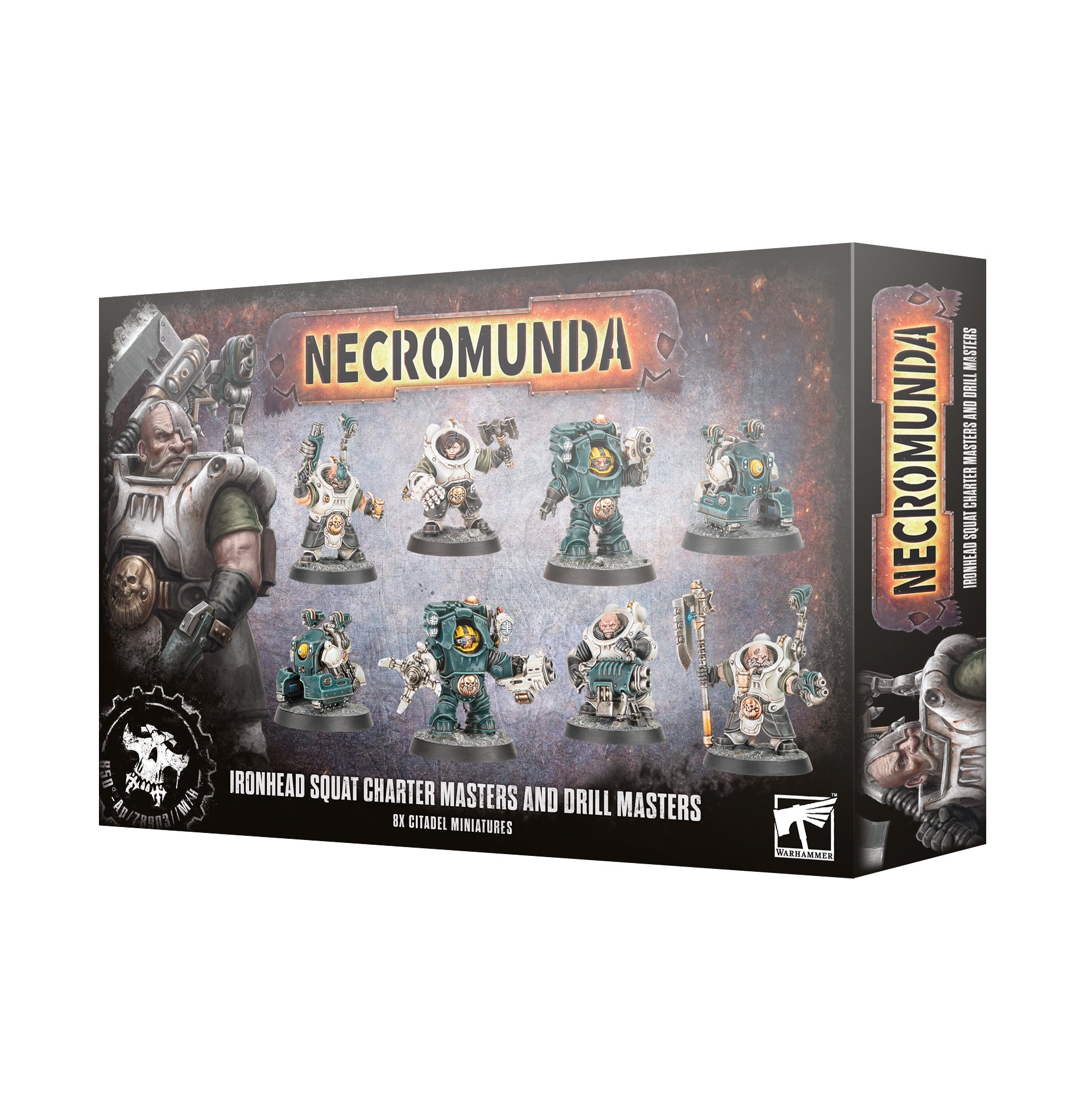 Necromunda: Gang - Ironhead Squat Prospectors: Charter Masters and Drill Masters