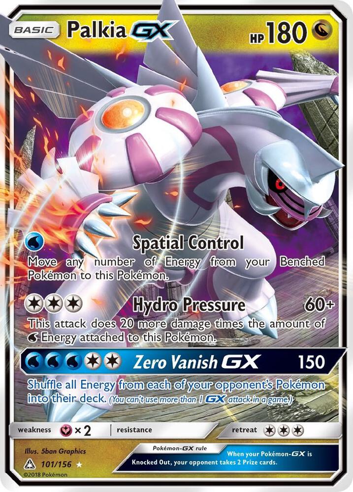 Palkia GX - 101/156 (UPR) Ultra Rare - Near Mint Holofoil