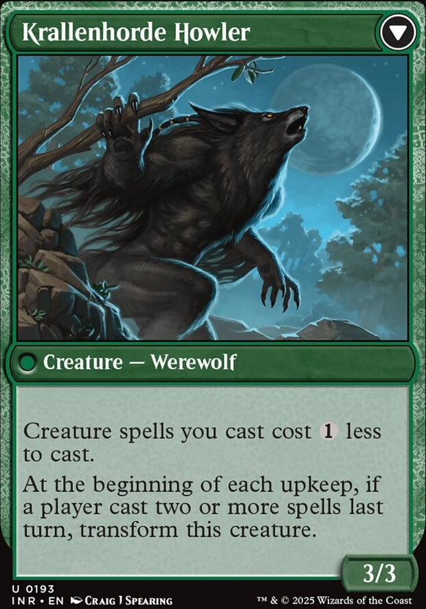 Duskwatch Recruiter // Krallenhorde Howler [ #0193 ] (INR-U)