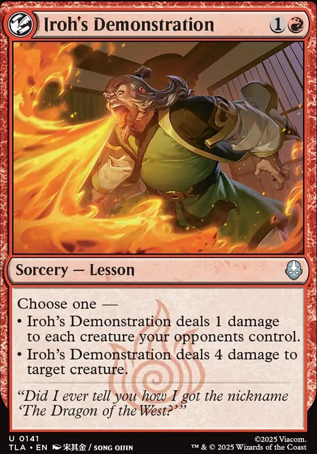 Iroh's Demonstration [ #0141 ] (TLA-U)