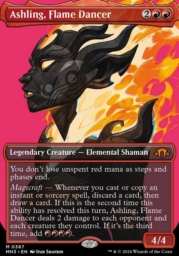 Ashling, Flame Dancer [#0367 Borderless] (MH3-M-FOIL)