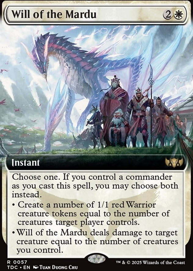 Will of the Mardu [ #0057 Extended Art ] (TDC-R)