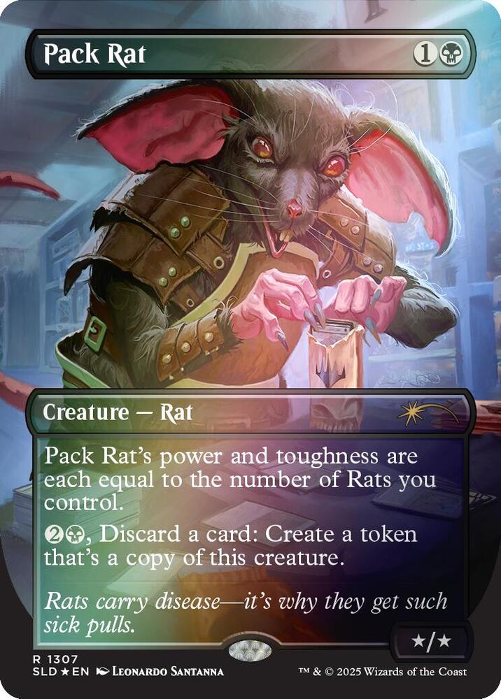 Pack Rat [ #1307 Rainbow Foil ] (SLD-R-FOIL)