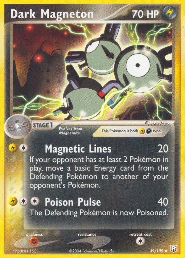 Dark Magneton -39/109 (RR) Uncommon - Near Mint