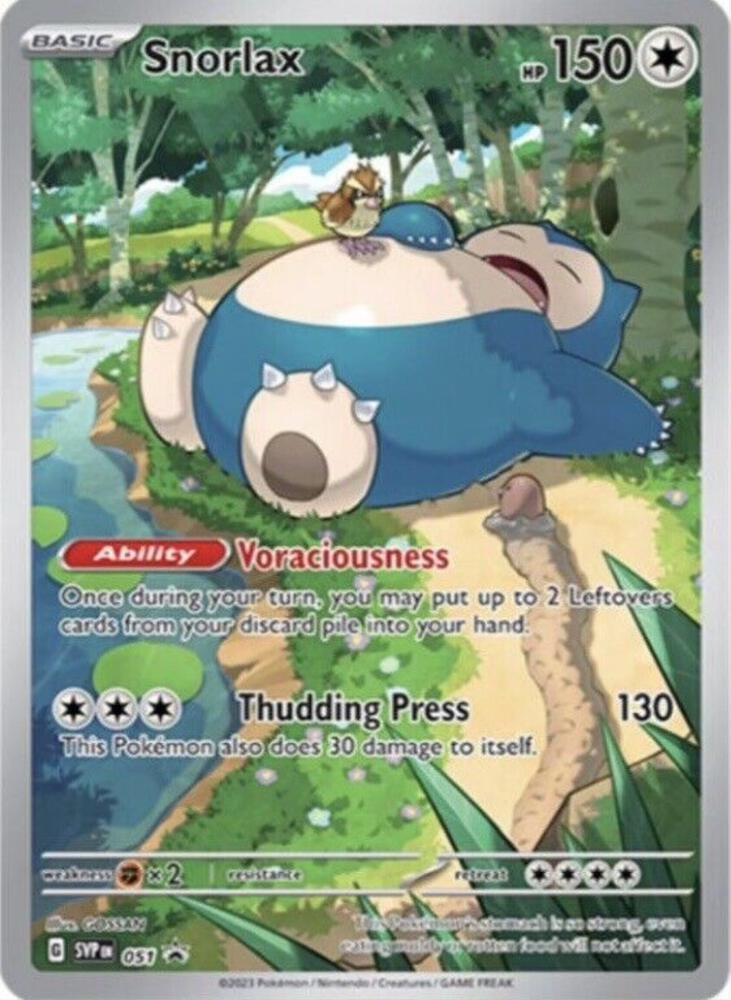 Snorlax - 051 (SVP) Promo - Light Play Holofoil