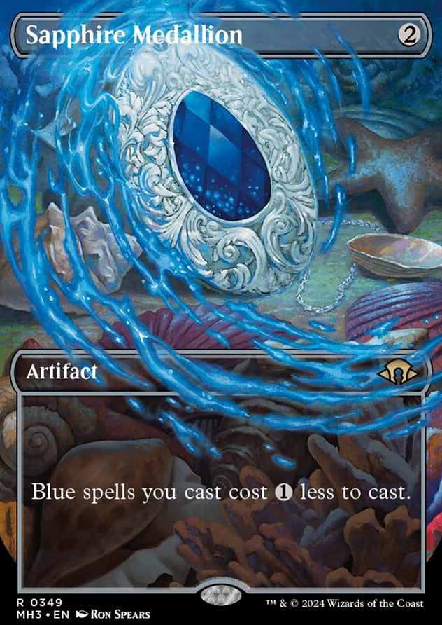 Sapphire Medallion [#0349 Borderless] (MH3-R-FOIL)
