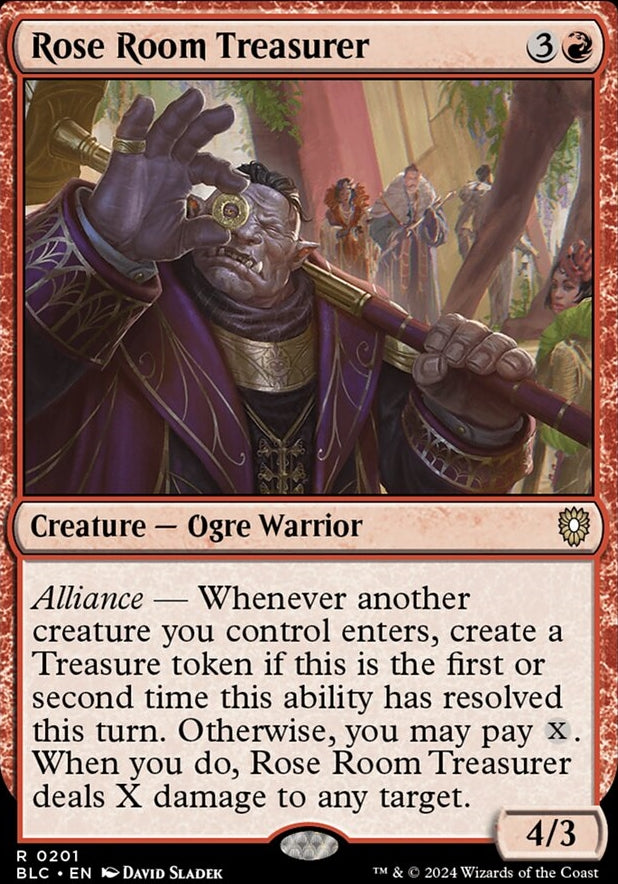 Rose Room Treasurer [#0201] (BLC-R)