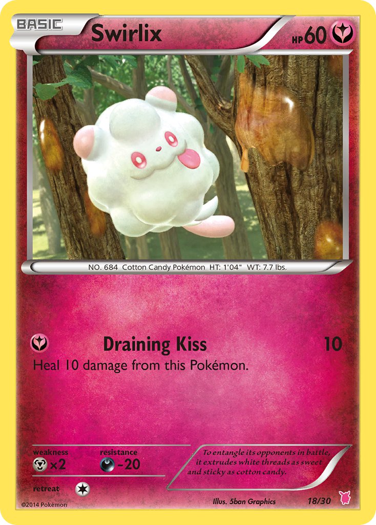 Swirlix - 18/30 (TK7B) Common - Near Mint