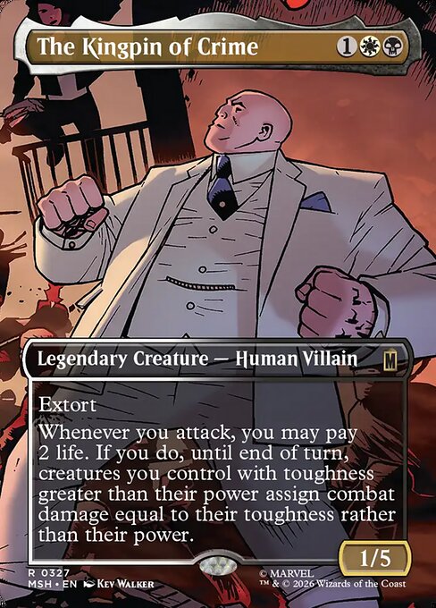 The Kingpin of Crime [ #0327 Borderless Scene ] (MSH-R)