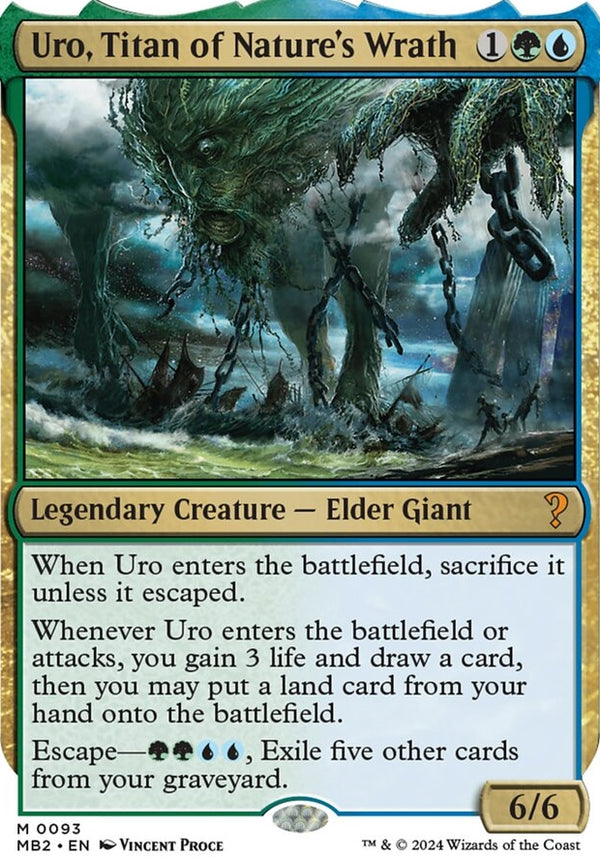 Uro, Titan of Nature's Wrath [#0093 White-Border] (MB2-M)