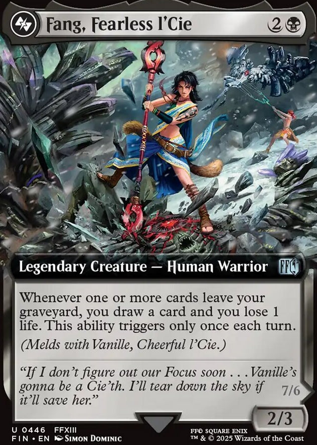 Fang, Fearless l'Cie // Ragnarok, Divine Deliverance [ #0446 Extended Art ] (FIN-U)