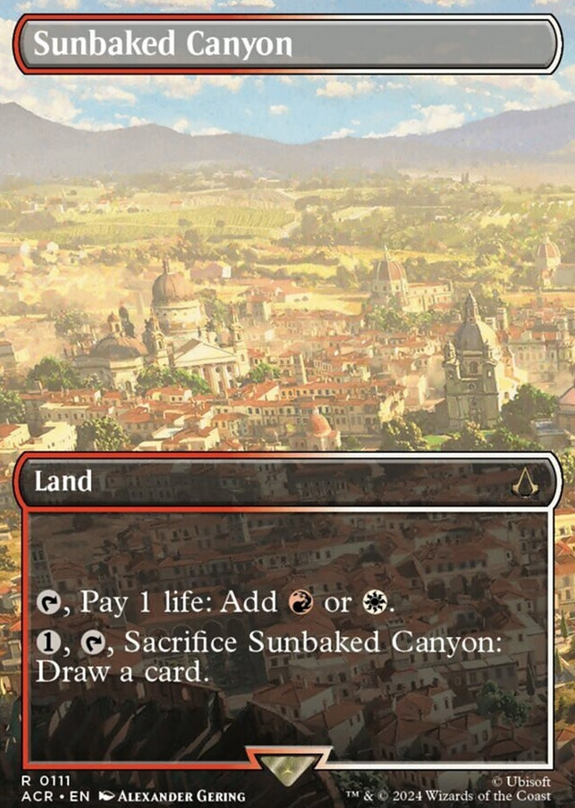 Sunbaked Canyon [#0111 Scene Borderless] (ACR-R-FOIL)