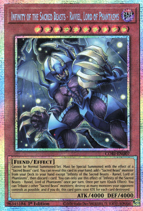 Infinity of the Sacred Beasts - Raviel, Lord of Phantasms (CORI-EN007)