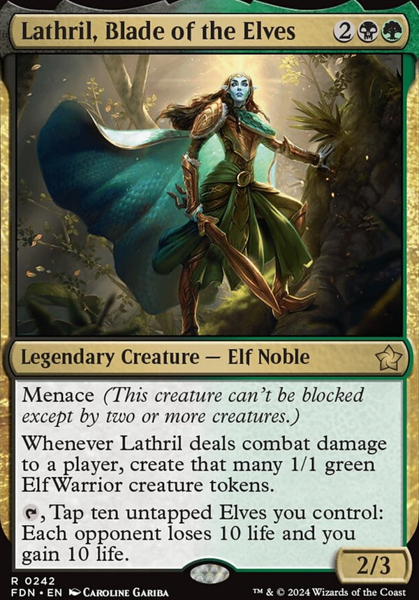 Lathril, Blade of the Elves [#0242] (FDN-R)