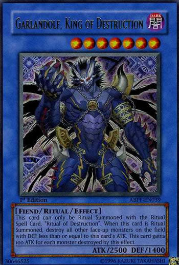 Garlandolf, King of Destruction (ABPF-EN039) Ultra Rare - Near Mint 1st Edition
