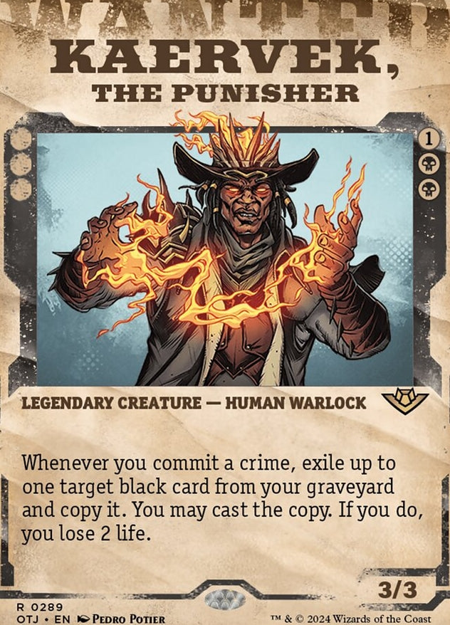 Kaervek, the Punisher [#0289 Showcase] (OTJ-R-FOIL)
