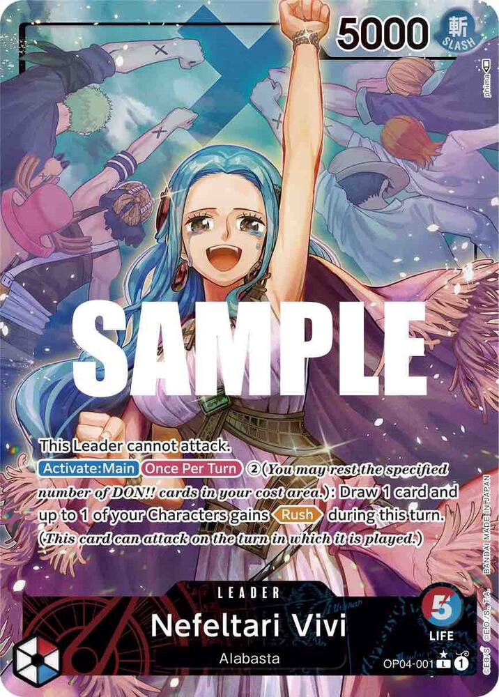 Nefeltari Vivi (Alternate Art) (OP04-001 L)