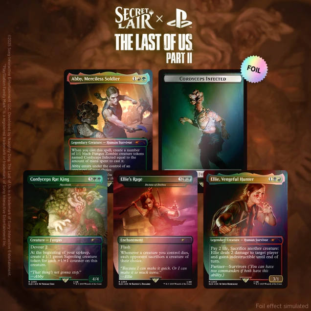 MTG: Secret Lair - Secret Lair x The Last of Us Part II Foil Edition