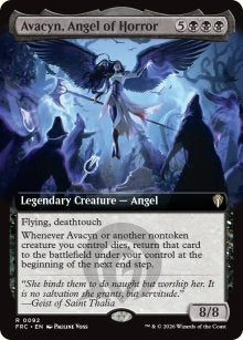Avacyn, Angel of Horror [ #0092 Extended Art ] (FRC-R)
