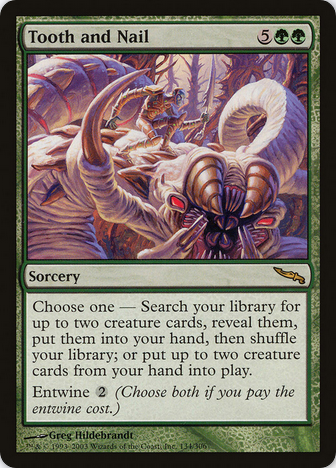 Tooth and Nail (MRD-R-FOIL) Heavy Play