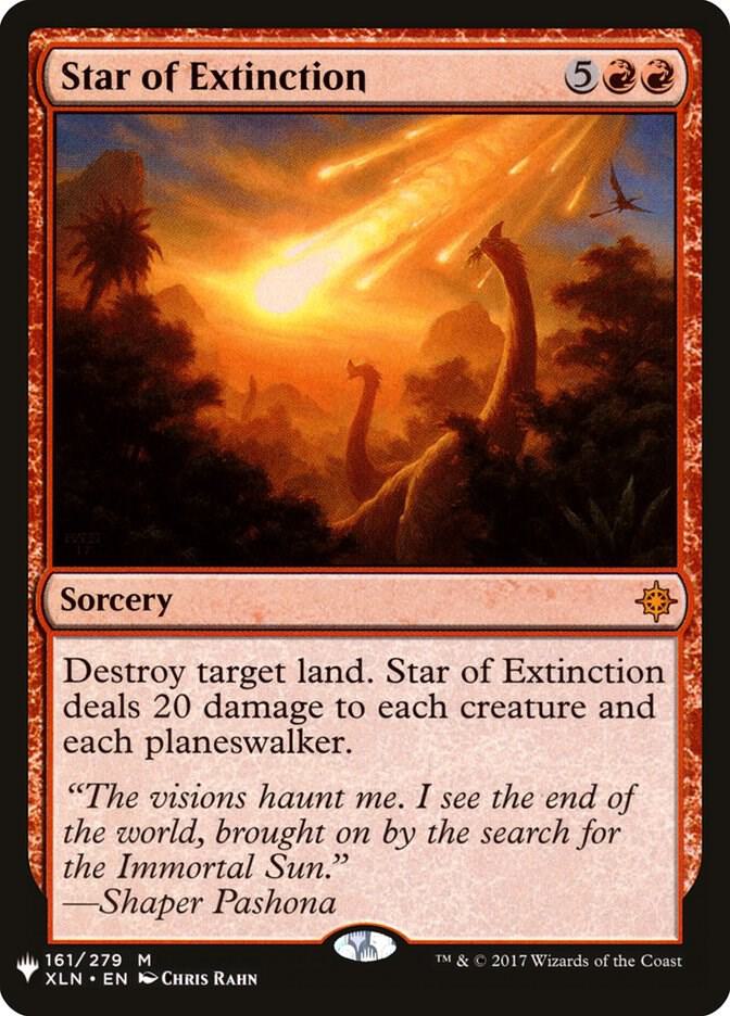 Star of Extinction (XLN-M-LIST)