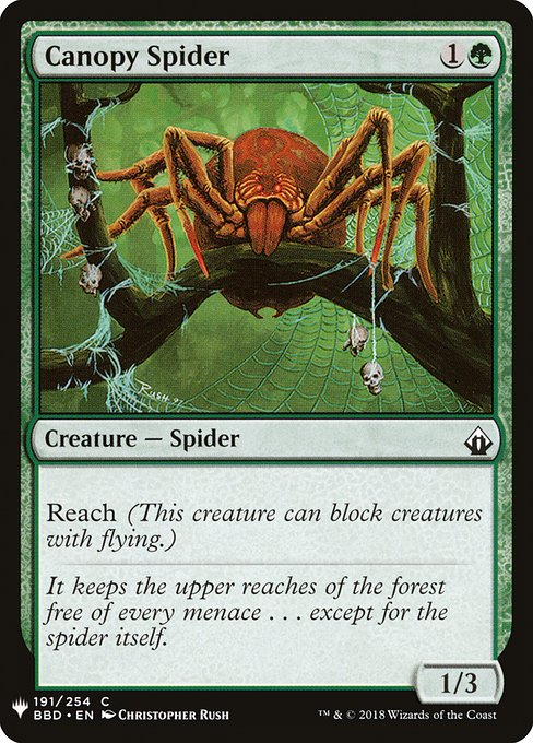 Canopy Spider [Mystery Booster #1154] (BBD-C)