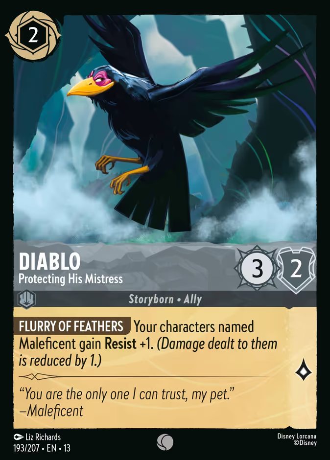 Diablo - Protecting His Mistress (193/204 - Attack of the Vine!) Common
