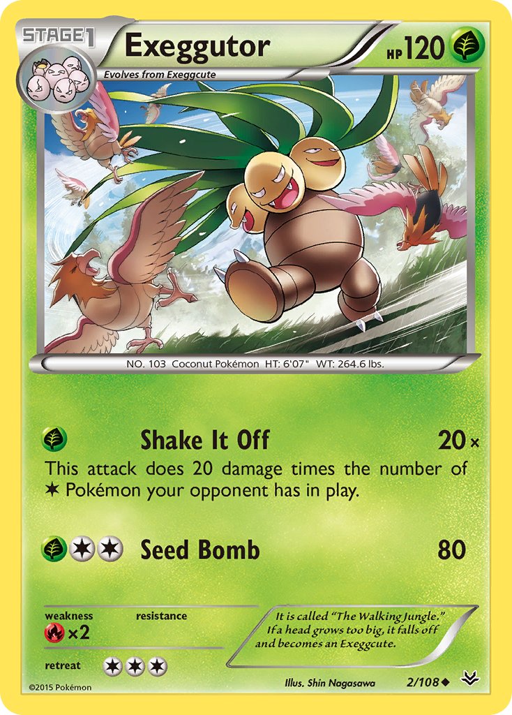 Exeggutor - 002/108 (ROS) Uncommon - Near Mint