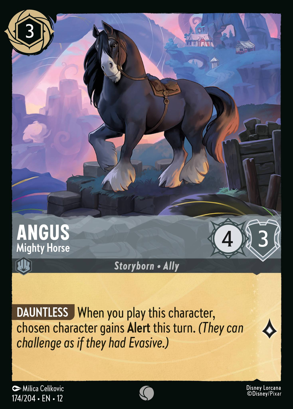 Angus - Mighty Horse (174/204 - Wilds Unknown) Common