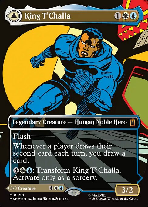 King T'Challa // Black Panther, Hope Enduring [ #0399 Borderless Classic Comic ] (MSH-M)