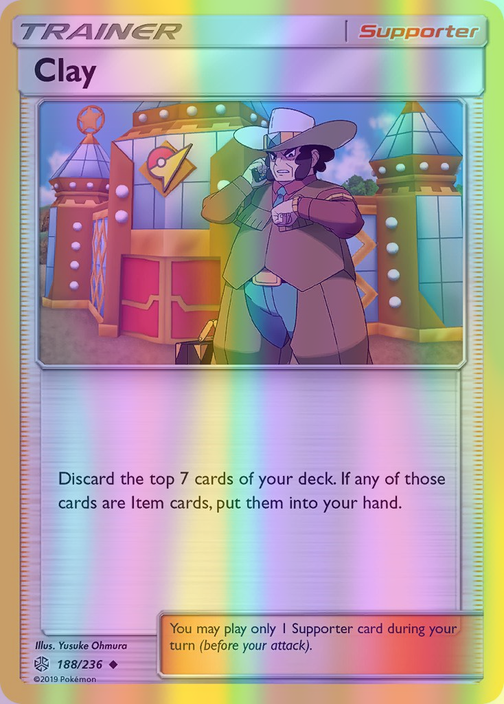 Clay - 188/236 (CEC) Uncommon - Near Mint Reverse Holofoil